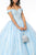 Elizabeth K - GL2910 Glitter Mesh Off-Shoulder Quinceanera Gown Quinceanera Dresses
