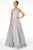 Elizabeth K - GL2921 Embellished Strapless Sweetheart A-Line Gown Prom Dresses XS / Silver
