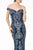Elizabeth K - GL2922 Glitter Off-Shoulder Evening Dress Evening Dresses