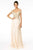 Elizabeth K - GL2998 Embroidered Sweetheart Chiffon A-Line Gown Bridesmaid Dresses XS / Champagne