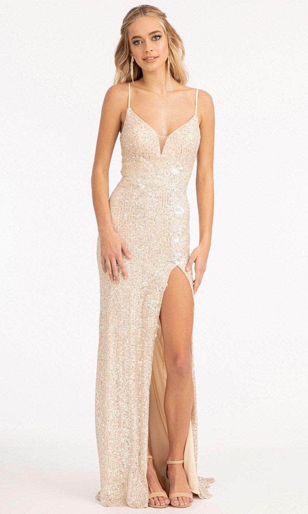 Elizabeth K GL3023 Prom Dress - Champagne