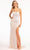 Elizabeth K GL3051 - Sleeveless Sequined Evening Gown Special Occasion Dress XS / Blush