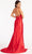 Elizabeth K GL3061 - Lace Up Satin Evening Dress Special Occasion Dress