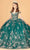 Elizabeth K GL3074 - Off-Shoulder Sweetheart Ballgown Special Occasion Dress XS / Green