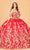 Elizabeth K GL3077 - Golden Appliqued Ballgown Special Occasion Dress