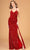 Elizabeth K GL3080 - Velvet Sequined Prom Gown Special Occasion Dress XS / Red