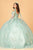 Elizabeth K GL3099 - Cold-Shoulder Draped Sleeve Ballgown Special Occasion Dress