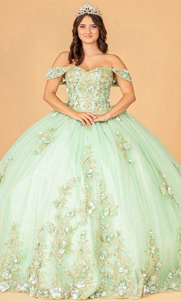 mint green and gold wedding dress Nura Bridal Dirac, Mint Green Hiddo Wear