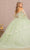 Elizabeth K GL3109 - Bell Sleeve Quinceanera Ballgown Special Occasion Dress