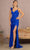 Elizabeth K GL3140 - Sleeveless Lace-Up Back Prom Dress Special Occasion Dress XS / Royal Blue