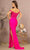  Elizabeth K GL3162 - Beaded Illusion Prom Dress Pink