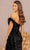 Elizabeth K GL3163 - Sequin Evening Dress with Slit Special Occasion Dress