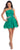 Elizabeth K - GS1037 Jeweled One Shoulder Short Ruffled Dress Homecoming Dresses XS / Teal