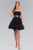 Elizabeth K - GS1053 Jewel Embellished Waist Sweetheart Dress Special Occasion Dress XS / Black