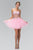 Elizabeth K - GS1106 Sequin Embellished Sweetheart Neck Tulle Dress Special Occasion Dress XS / Pink