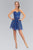 Elizabeth K - GS1155 Jeweled Pleats Strapless Sweetheart Dress Cocktail Dresses XS / Royal Blue