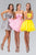 Elizabeth K - GS1350 Strapless Ruched Satin Empire Waist Dress Bridesmaid Dresses XS / Baby Pink