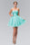 Elizabeth K - GS1350 Strapless Ruched Satin Empire Waist Dress Bridesmaid Dresses XS / Mint
