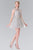 Elizabeth K - GS1427 Sleeveless Lace Bodice Short Dress Bridesmaid Dresses XS / Silver