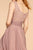 Elizabeth K - GS1612 Embroidered Pleated Waist Cocktail Dress Special Occasion Dress