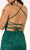 Elizabeth K - GS1909 Strappy Open Back V-Neck Sequin Cocktail Dress Cocktail Dresses
