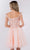 Elizabeth K - GS1966 Flutter Strap Embroidered A-Line Dress Cocktail Dresses