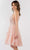 Elizabeth K - GS1979 Spaghetti Strap Applique A-Line Dress Cocktail Dresses