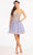 Elizabeth K GS1980 - Sequin Applique A-Line Cocktail Dress Special Occasion Dress XS / Lilac