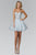 Elizabeth K - GS2031 Bejeweled Sweetheart Tulle Dress Special Occasion Dress XS / Silver