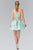 Elizabeth K - GS2371 Strapless Sweetheart Gold Lace Applique Dress Bridesmaid Dresses XS / Mint