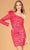 Elizabeth K GS3092 - One-Shoulder Long-Sleeved Cocktail Dress Special Occasion Dress
