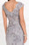 Elizabeth K - Lace Embroidered Long Sheath Dress GL1540 CCSALE