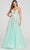 Ellie Wilde EW119010 - Sleeveless Beaded Evening Gown Evening Dresses