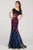 Ellie Wilde - EW119056 Ombre Sequined Lace Two Piece Mermaid Dress Special Occasion Dress