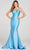 Ellie Wilde EW120012 - Sleeveless V-Neck Evening Gown Prom Dresses