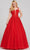 Ellie Wilde EW120014 - Applique Tulle A-Line Prom Dress Prom Dresses 00 / Rose Quartz
