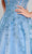 Ellie Wilde EW120014 - Applique Tulle A-Line Prom Dress Prom Dresses