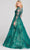 Ellie Wilde EW121013 - Illusion Embroidered Prom Dress Prom Dresses