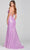 Ellie Wilde EW121029 - Plunging V-Neck Sequin Evening Dress Evening Dresses