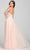 Ellie Wilde EW121030 - One Shoulder Flowy A-line Gown