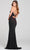 Ellie Wilde EW121038 - Multicolor Beaded Bodycon Dress Evening Dresses