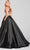 Ellie Wilde EW121039 - Front Cutout Mikado Voluminous Dress Evening Dresses