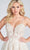 Ellie Wilde EW122005 - Embroidered Tulle In seam pockets A Line Bridal Gown Prom Dresses