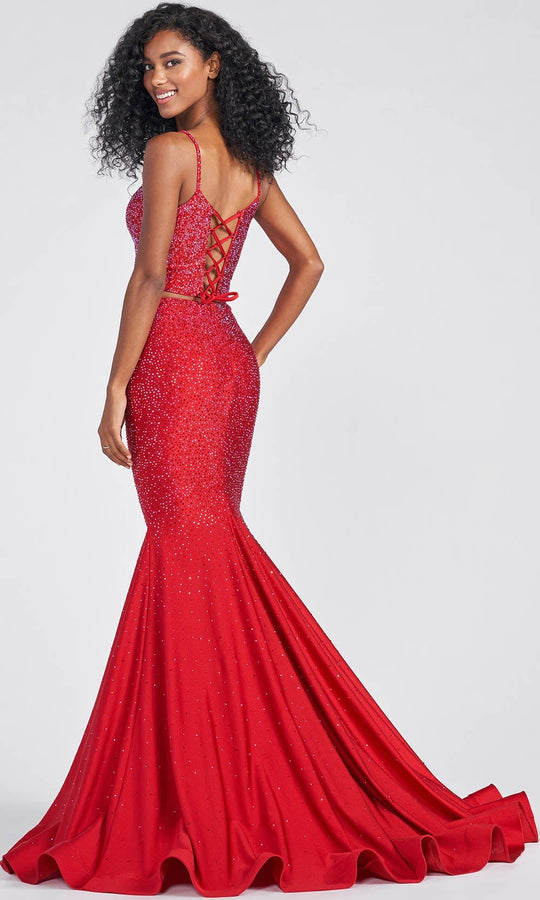 Ellie Wilde EW122013 - Two-Piece Beaded Prom Gown