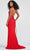 Ellie Wilde EW122018 - Scoop Glitters Prom Gown Prom Dresses 00 / Red
