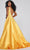 Ellie Wilde EW122021 - Beaded V-Neck Prom Gown Special Occasion Dress