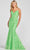 Ellie Wilde EW122022 - Sequin Mermaid Prom Gown Special Occasion Dress 00 / Neon Green