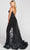 Ellie Wilde EW122024 - Detachable Train Jumpsuit Formal Dress Evening Dresses