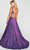 Ellie Wilde EW122025 - Beaded Prom Ballgown Prom Dresses 00 / Purple