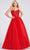 Ellie Wilde EW122049 - Scoop Glitter Prom Ballgown Prom Dresses 00 / Black